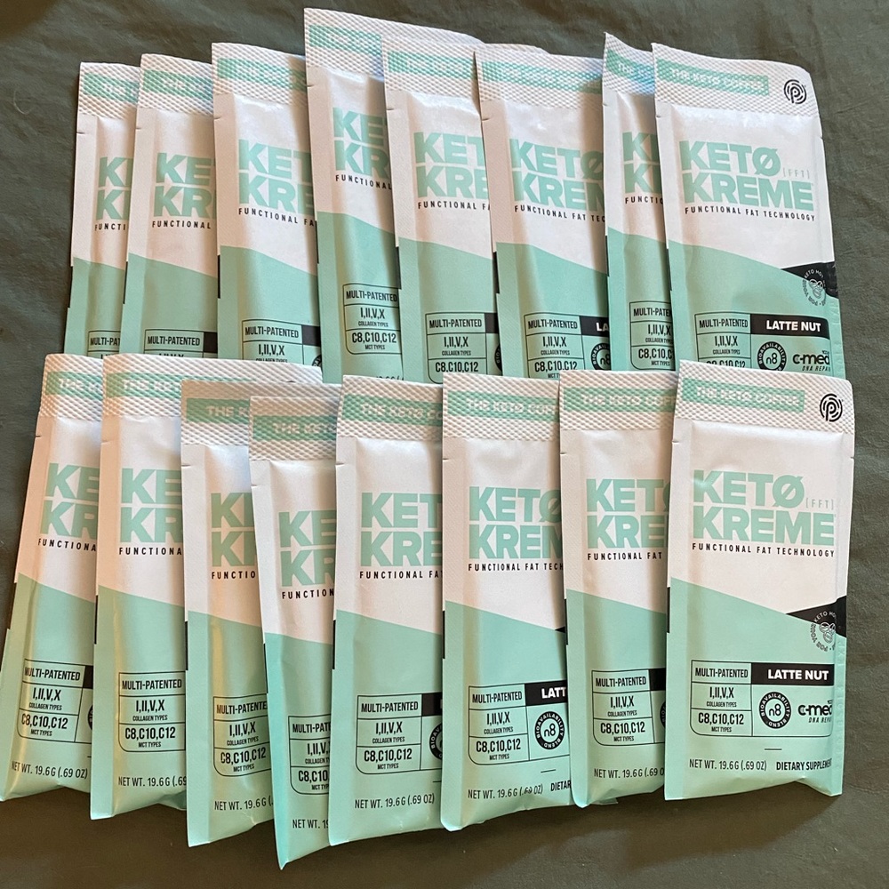 16 Pruvit Ketones Keto Kreme Latte Nut. Exp 11/23